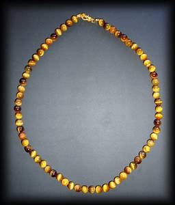 COLLIER OEIL DE TIGRE ( 45gr/48cm)