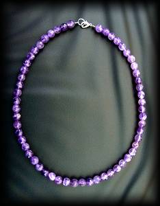 COLLIER AMETHYSTE ( 44gr/fermoir)