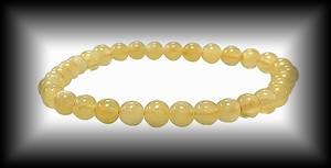 YELLOW CALCITE BRACELET (25gr/elastic)