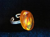 SPHALERITE CRYSTAL RING ( 11gr/adjustable)