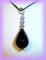 FACETED ONYX+AMETHYT PENDANT(12gr/3cm)