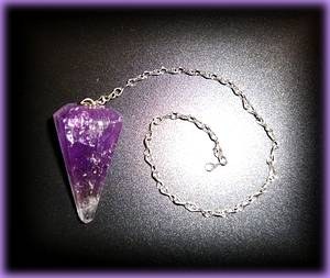 MAGNETIC AMETHYSTE PENDULUM(18gr/4.7cm)