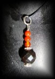 HEMATIT+CARNELIAN PENDANT ( 10gr/2.5cm)