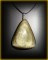 GOLD CELESTIAN OBSIDIAN PENDANT 2(24gr/4cm)