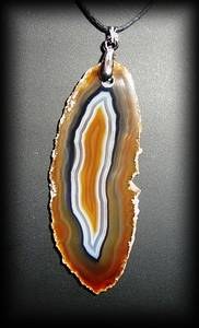 ORANGE AGATE PENDANT(12gr/6cm)