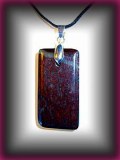 RED SAVOIE SERPENTINE PENDANT RECTANGLE(25gr/4.5cm)