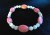 PINK OPALE+NACRE BRACELET(15gr/elastic)