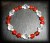 CARNELIAN+FACETED QUARTZ BRACELET ( 30gr/elastic)