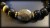 GOLD CELESTIAN OBSIDIAN BRACELET(18gr/elastic)