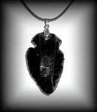 OBSIDIAN ARROW PENDANT1 ( 20gr/5cm)