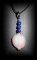 PEARL+LAPIS LAZULI PENDANT(10gr/3cm)