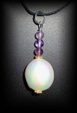 PEARL+AMETHYSTE PENDANT ( 10gr/3cm)