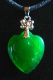 JADE HEART PENDANT ( 6gr/2cm)