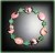 RHODONITE+AVENTURINE BRACELET(22gr/elastic)