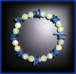 DYSTHENE+MOONSTONE BRACELET(25gr/elastic)