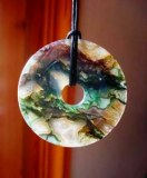 MOSS AGATE PENDANT 2( 29gr/5cm)