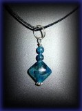 BLUE APATITE PENDANT 7 ( 6gr/2cm)