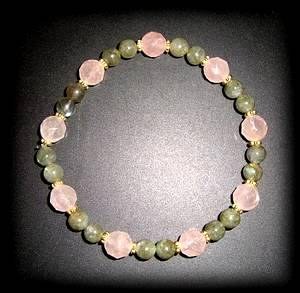 LABRADORITE+PINK QUARTZ BRACELET2(18gr/elastic)