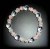 PINK QUARTZ+FACETED QUARTZ BRACELET2(34gr/elastic)