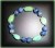 DUMORTIERIT+CHRYSOPRASE BRACELET(20gr/elastic)