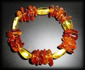 AMBER BRACELET1 ( 18gr/Ã©lastic)