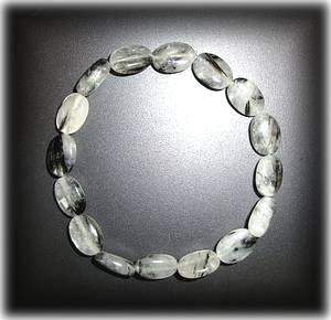 QUARTZ TOURMALINE BRACELET ( 24gr/elastic)