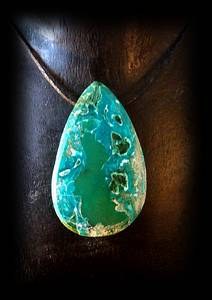 CHRYSOCOLLA PENDANT 6 (20gr/3.6cm)