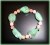 CHRYSOPRASE+PINK OPAL BRACELET( 25gr/elastic)