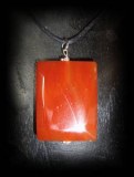 RECTANGULAR CARNELIAN PENDANT(28gr/4cm)