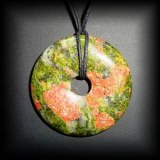 UNAKITE DONUT PENDANT(20gr/4cm)