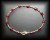 GARNET +PYRIT CRYSTALS BRACELET ( 13gr/claps)