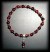 FACETED HEMATIT+GARNET BRACELET(15gr/elastic)