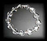 QUARTZ HEART BRACELET ( 20gr/elastic)