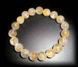 RUTILATED QUARTZ BRACELET(30gr/elastic)