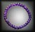 AMETHYST BRACELET(15 gr/elastic)