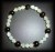 OBSIDIAN+MOONSTONE BRACELET(20gr/elastic)