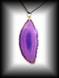 VIOLET AGATE PENDANT(15 gr/6.2 cm) 