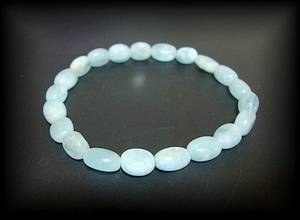 AQUAMARINE BRACELET 2( 15 gr/elastic)