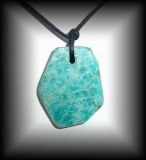 PEBBLE AMAZONITE PENDANT ( 20 gr/4 cm)