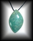 PEBBLE AMAZONITE PENDANT5 ( 21 gr/4.9 cm)