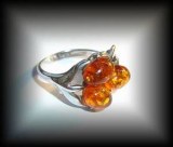 AMBER RING3(8 gr/size 55)