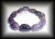 PEBBLE AMETHYST BRACELET(15gr/elastic)