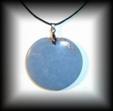 ANGELITE DISC PENDANT ( 25 gr/4 cm)