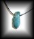 BLUE CRYSTAL APATITE PENDANT2 ( 5 gr/2.5 cm)