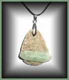 GREEN APOPHYLLITE CRYSTAL4 PENDANT(15gr/4cm)