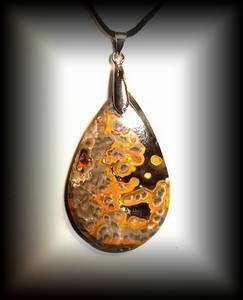 BOURDON JASPER PENDANT(20 gr/4.5 cm)