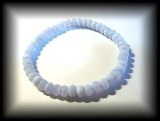 BLUE CALCEDONY FACETED BRACELET ( 10 gr/elastic)