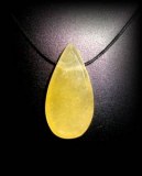 YELLOW CALCIT TEAR PENDANT(20gr/4.2cm)