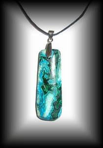 CHRYSOCOLLA PENDANT 10(24 gr/5 cm)