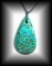 CHRYSOCOLLA PENDANT 11(18 gr/4.2 cm)